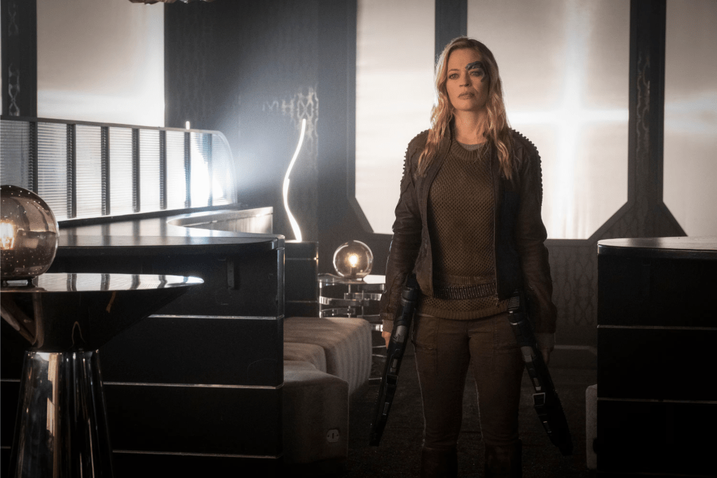 The character Seven of Nine from the show Picard, as played by Jeri Ryan